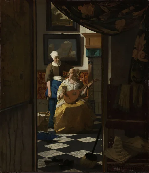 The Love Letter av Johannes Vermeer