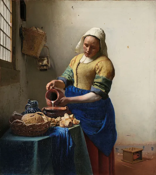 The Milkmaid av Johannes Vermeer