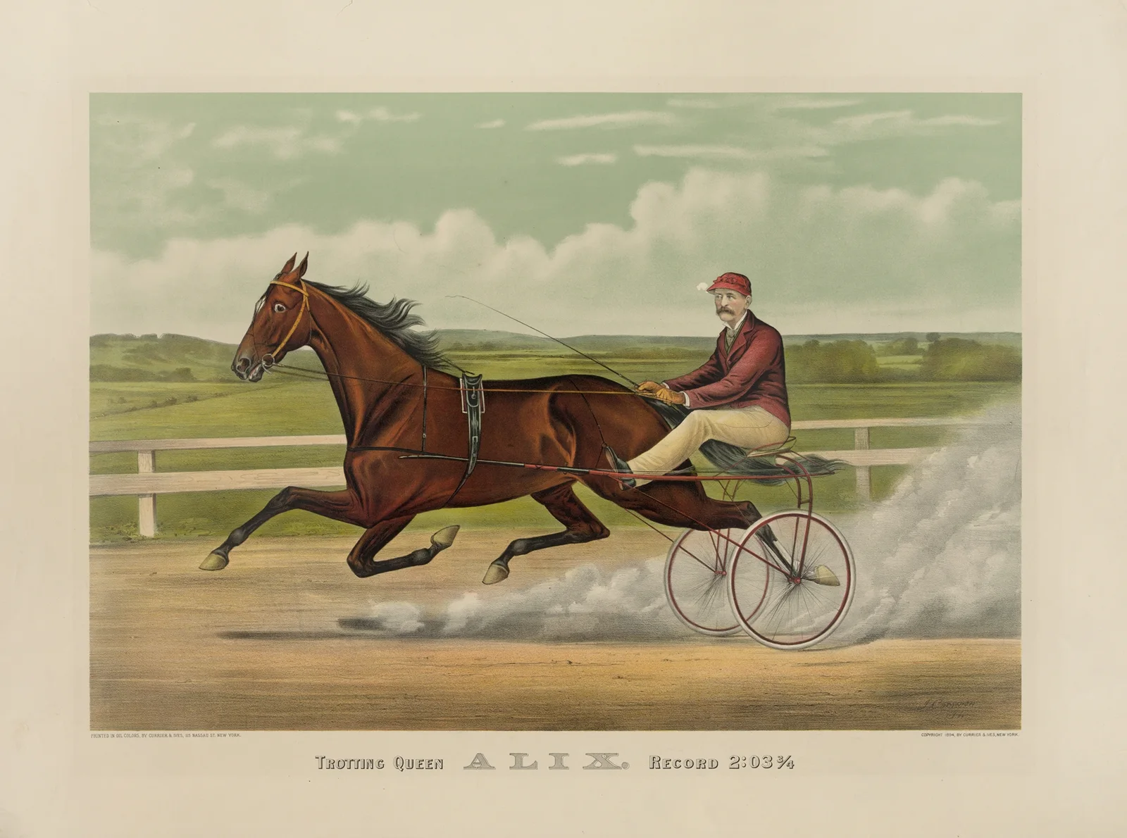Trotting Queen Alix av John Cameron