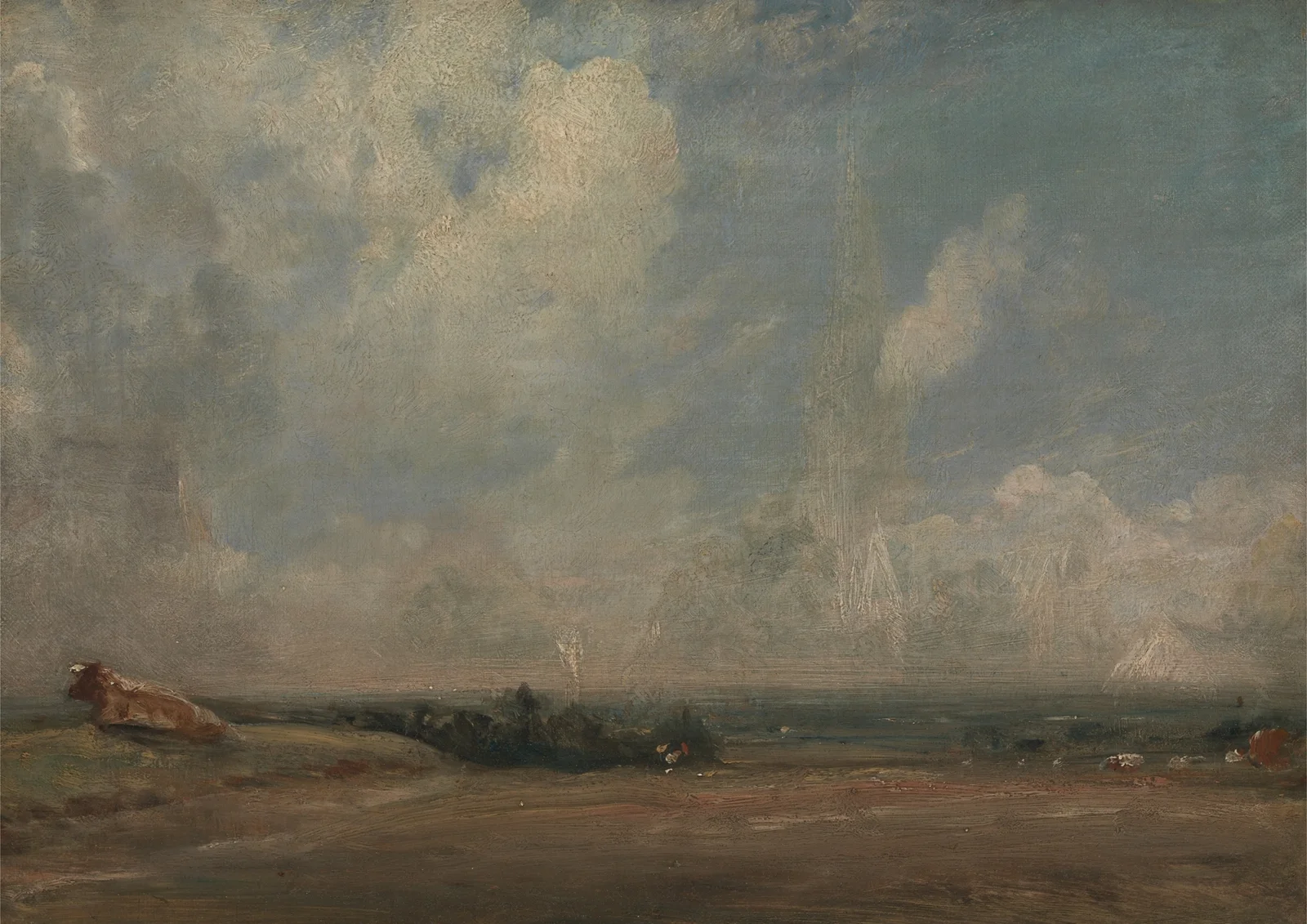 A View from Hampstead Heath av John Constable