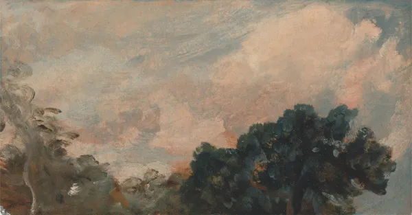 Cloud Study with Trees av John Constable