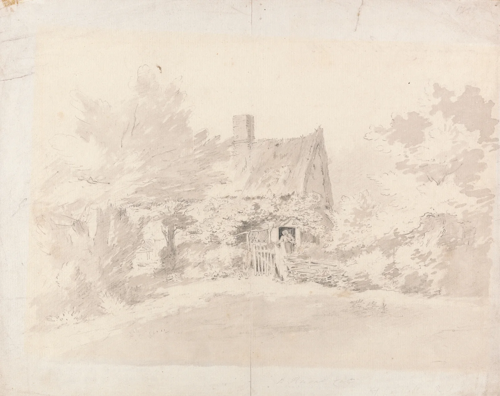 Cottage among Trees av John Constable