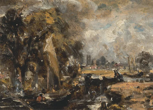 Dedham Lock, 1819 – nr 2 av John Constable