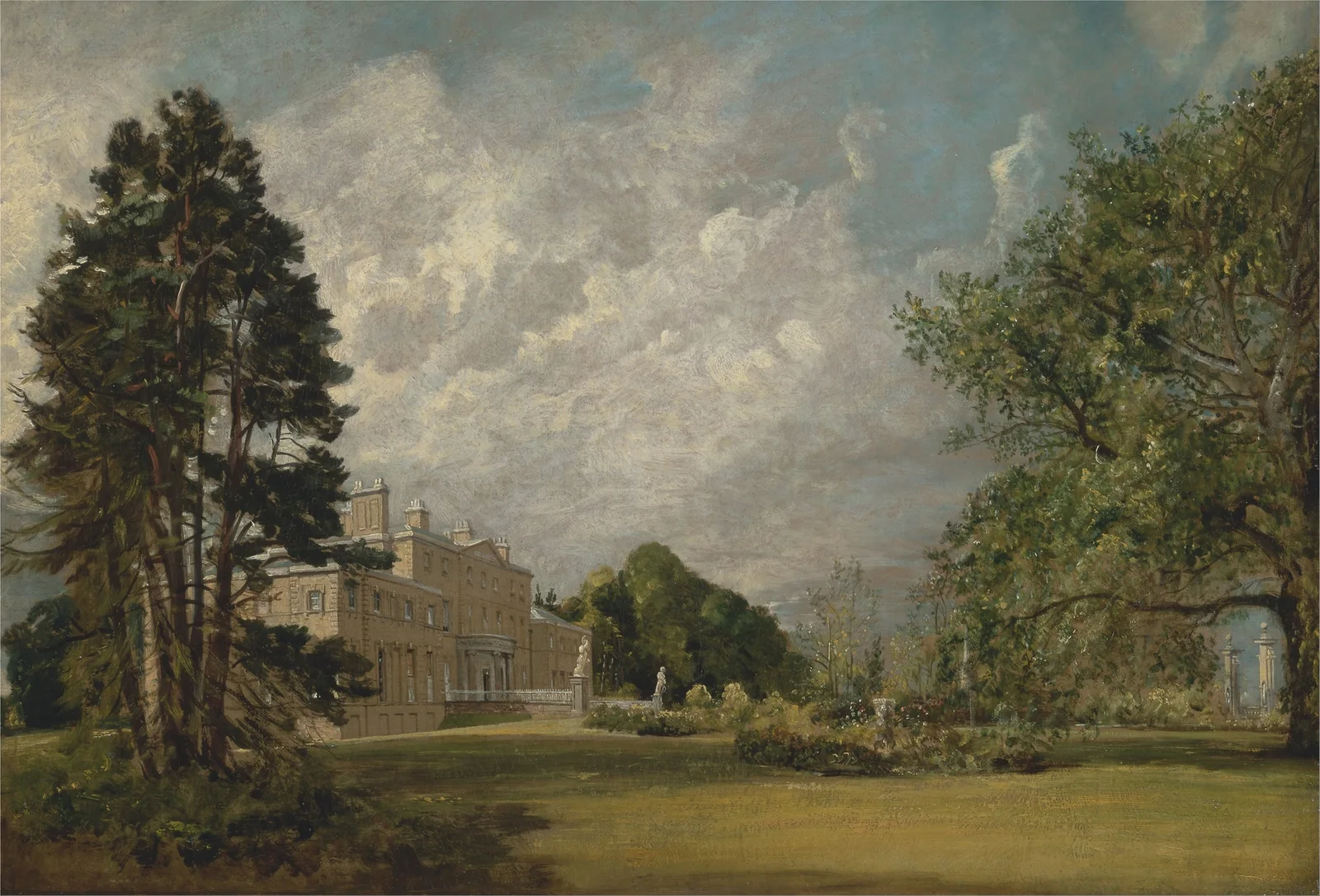 Malvern Hall, Warwickshire av John Constable