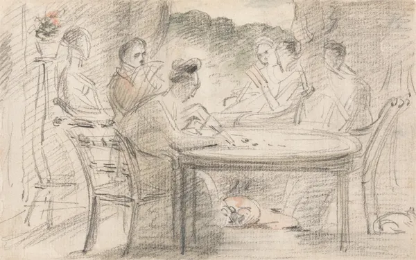 Mr. Hobson of Markfield and Family av John Constable