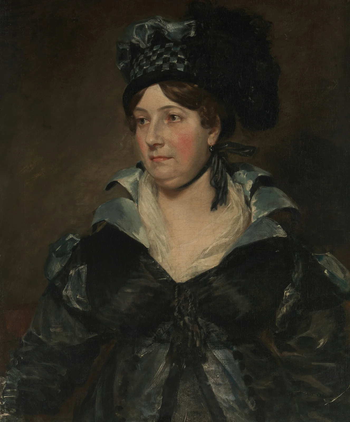 Mrs. James Pulham Sr. (Frances Amys, ca. 1766–1856) av John Constable