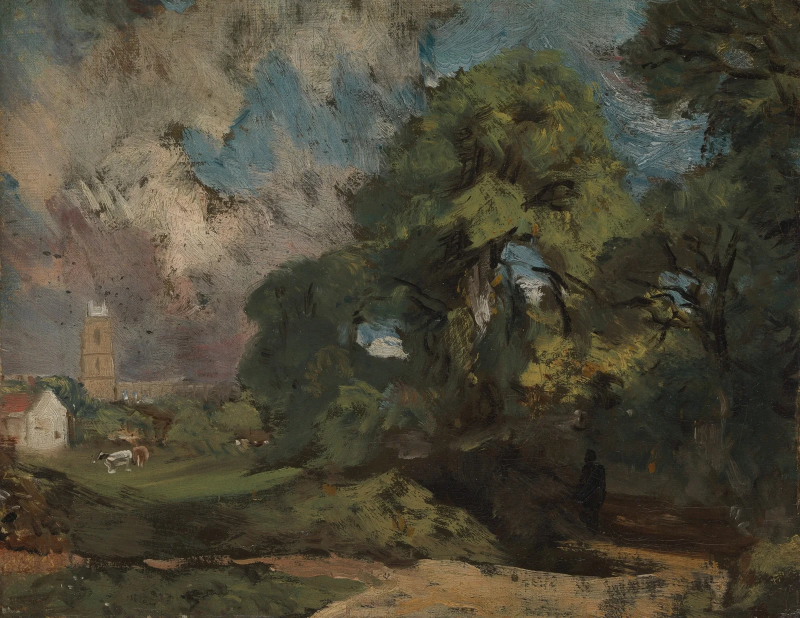 Stoke-by-Nayland av John Constable