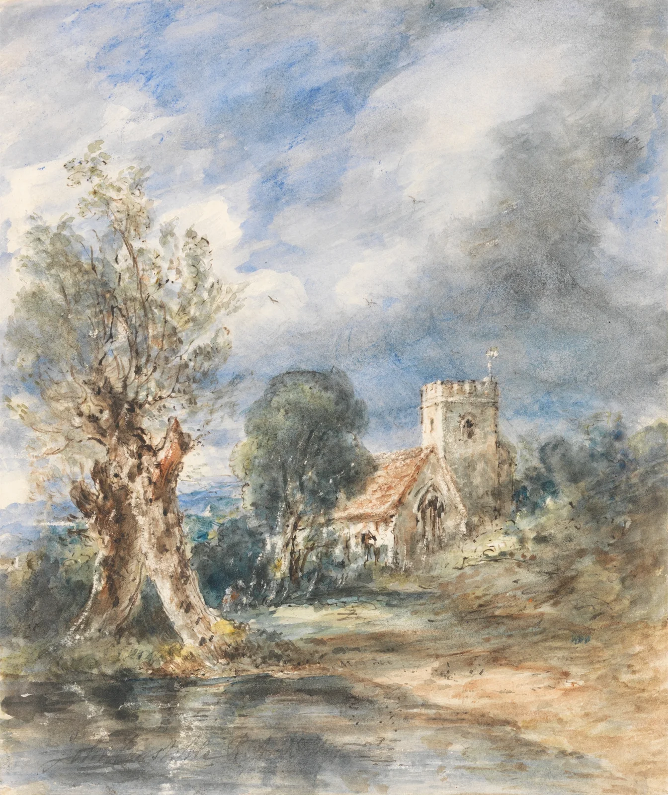 Stoke Poges Church av John Constable