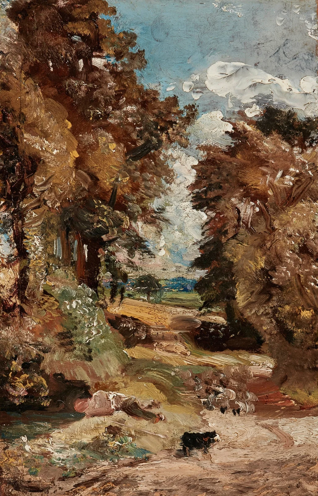The Cornfield av John Constable