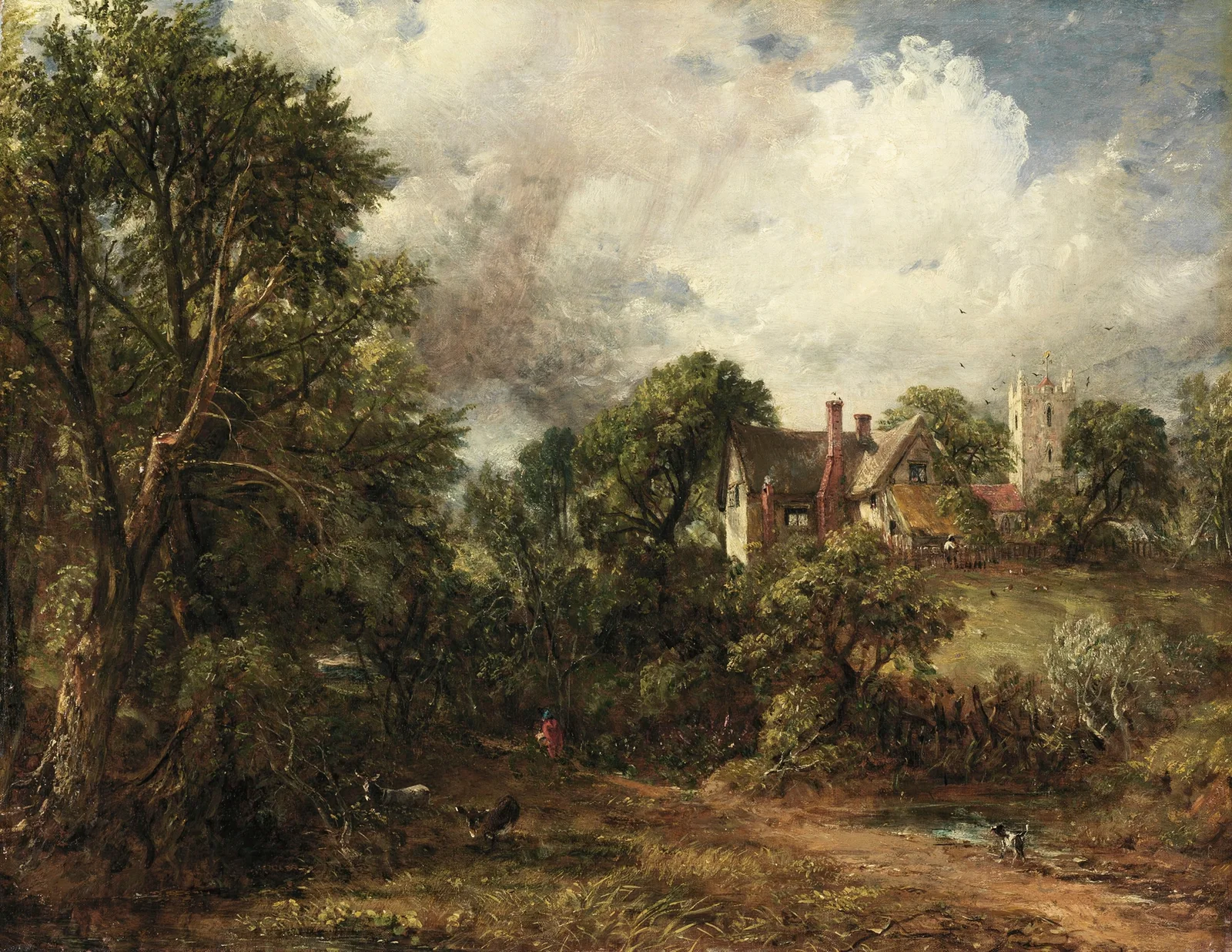 The Glebe Farm av John Constable