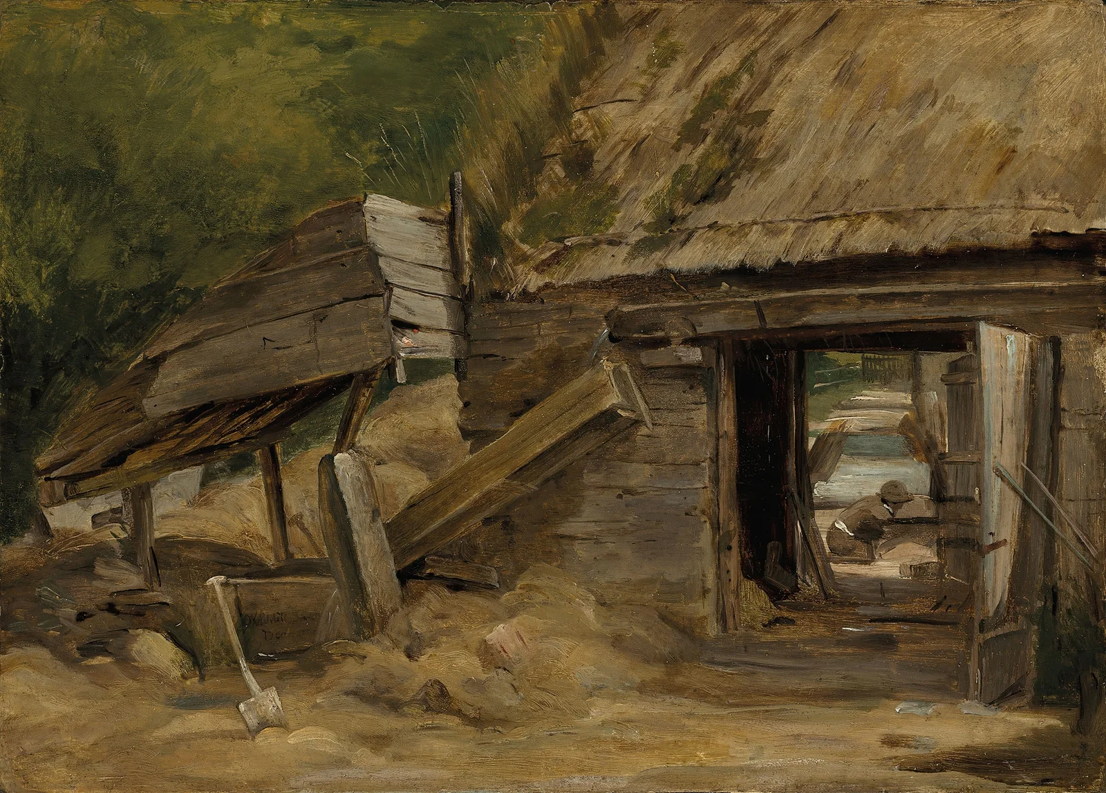 The Old Mill Shed, Dedham av John Constable