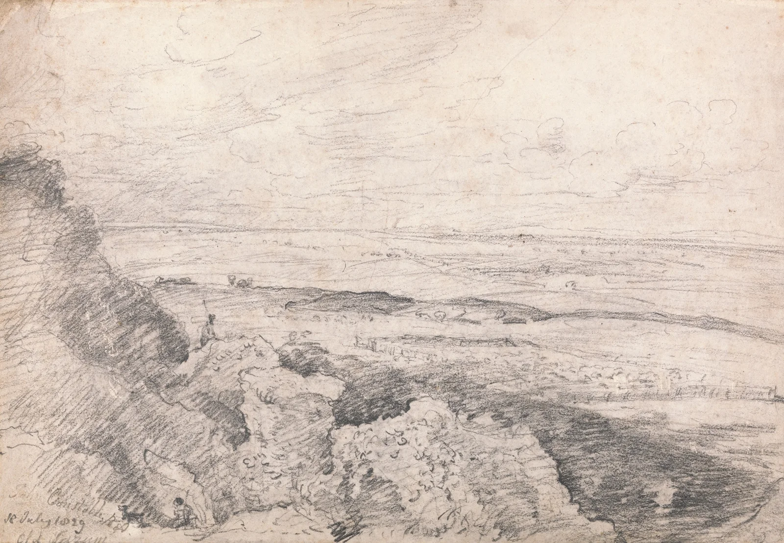 View from Old Sarum av John Constable