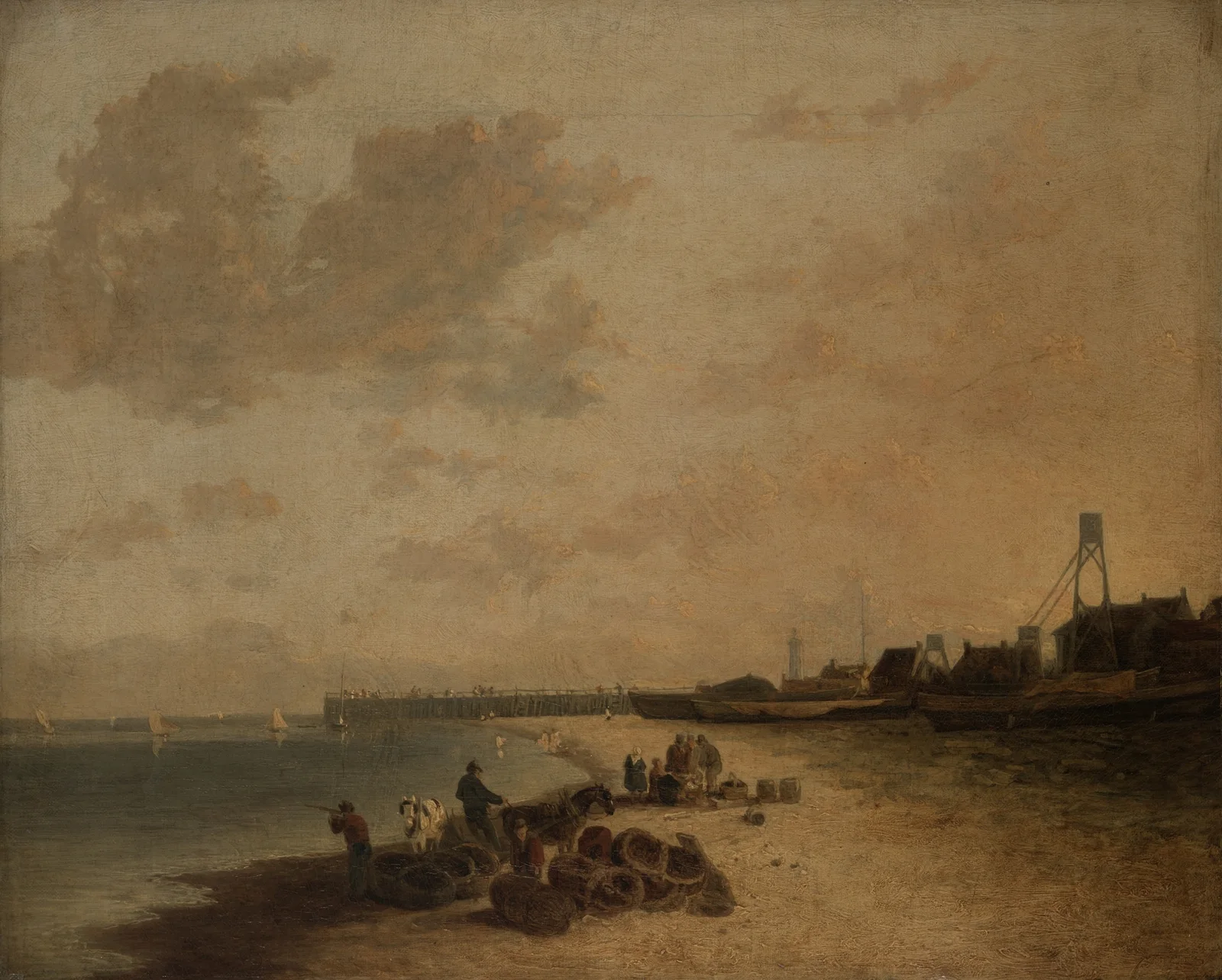 Yarmouth Beach av John Crome