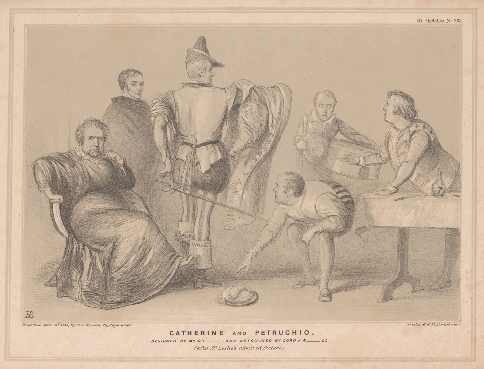 Catherine and Petruchio av John Doyle