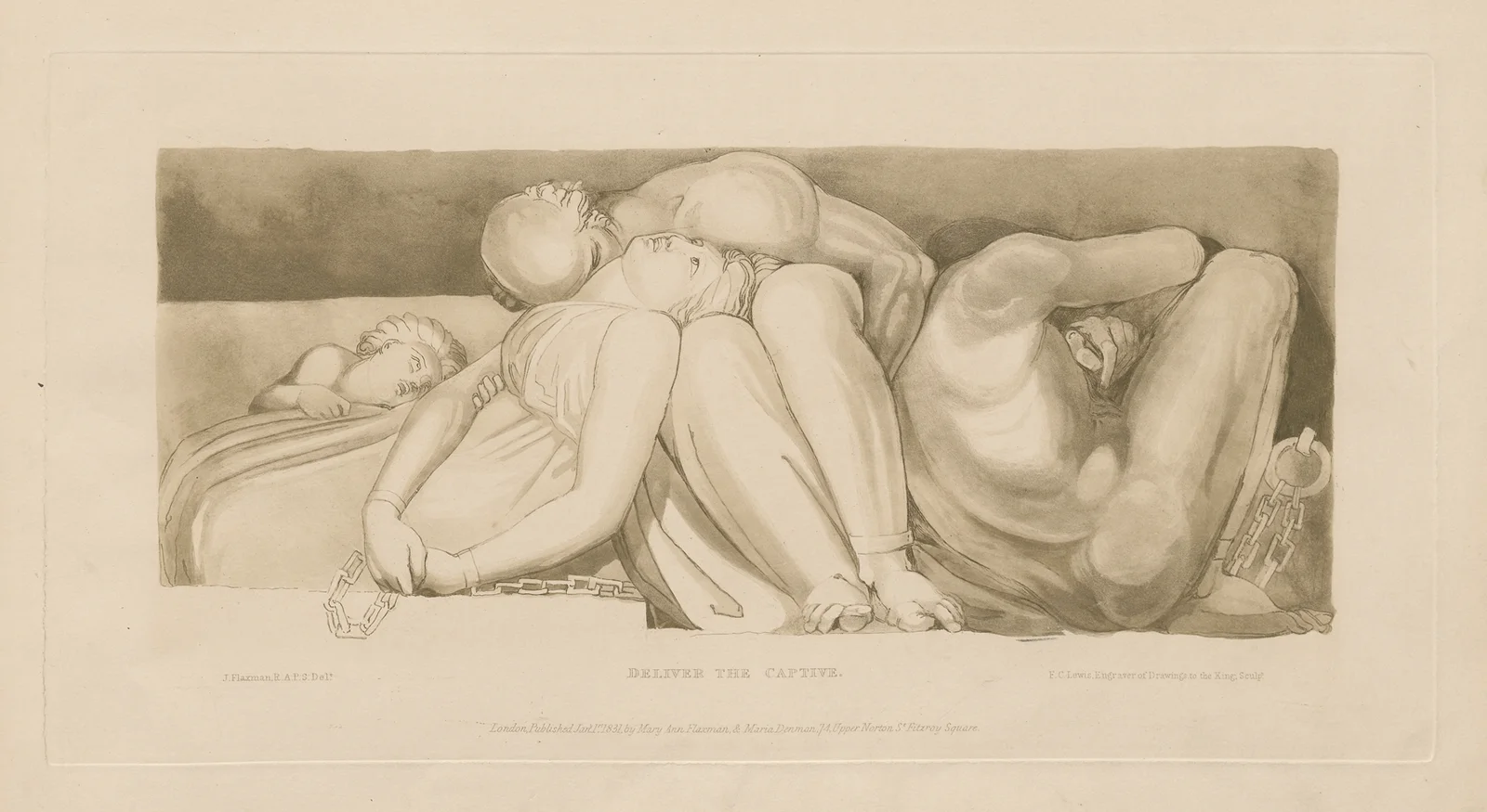 Deliver the captive av John Flaxman