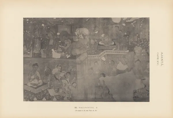 The paintings in the Buddhist cave-temples of Ajantâ, Khandesh, India Pl.049 av John Griffiths