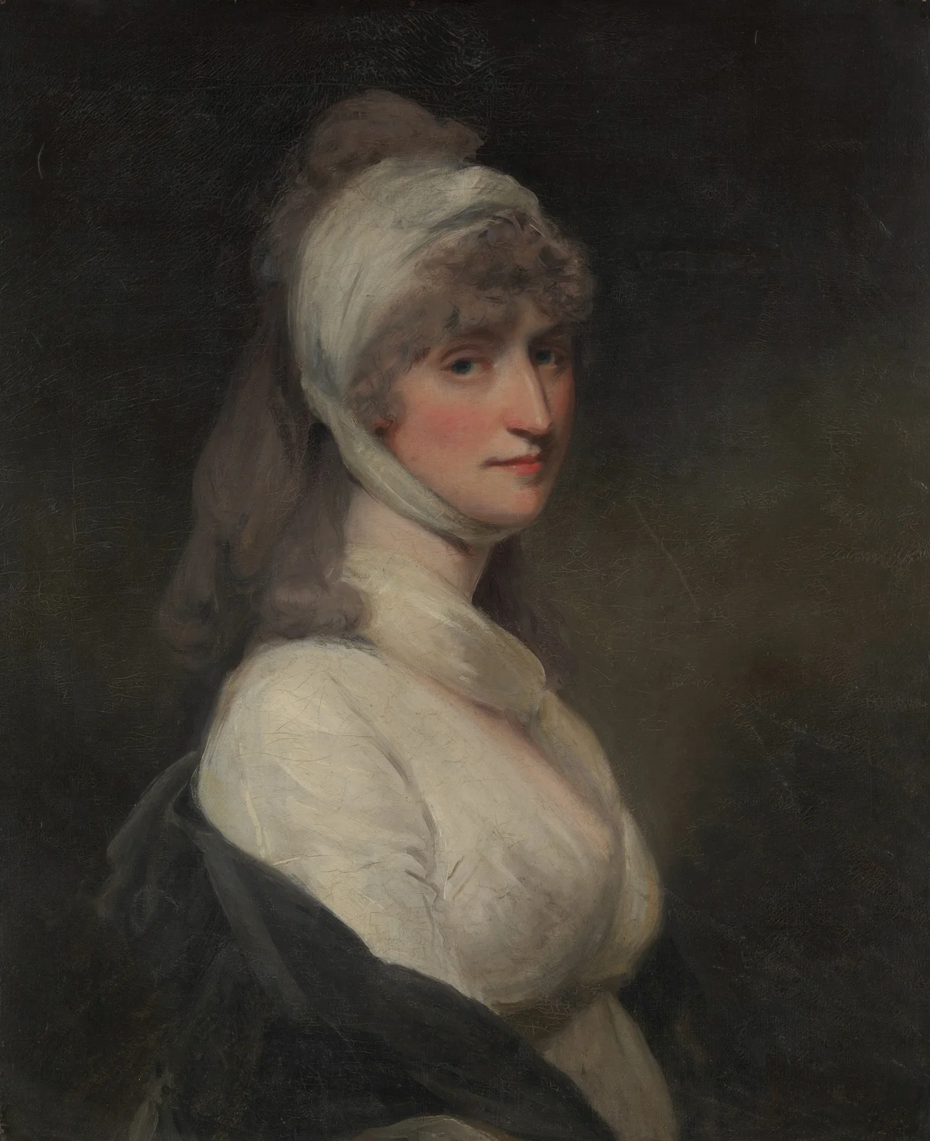 Mrs. Thomas Pechell (Charlotte Clavering, died 1841) av John Hoppner