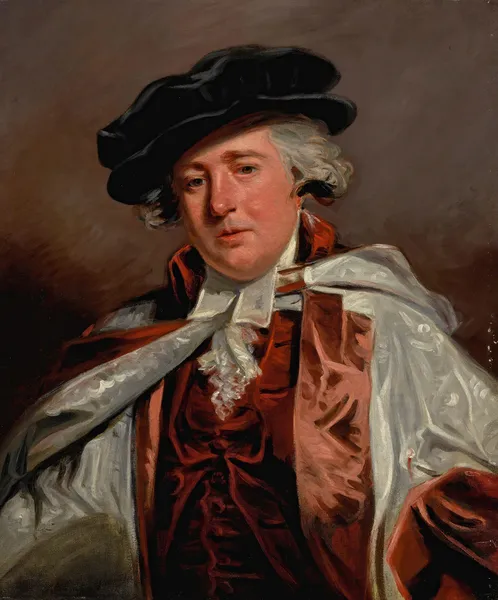 Portrait Of Dr. Edmund Ayrton av John Hoppner