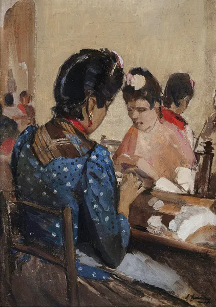 Cigarette Makers in Seville av Sir John Lavery
