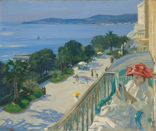 The Terrace, Cap d’Ail av Sir John Lavery
