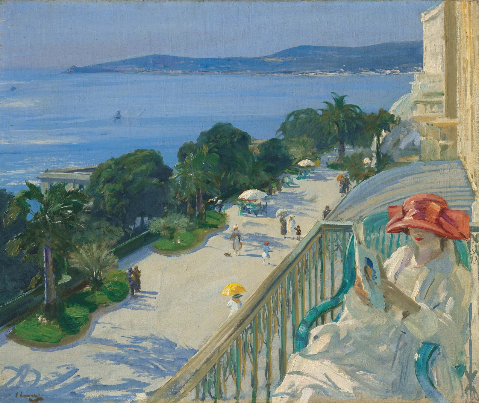 The Terrace, Cap d’Ail av Sir John Lavery