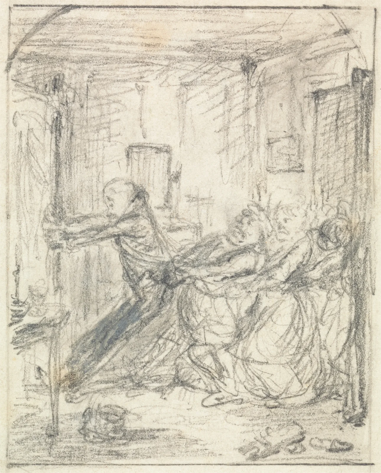 Being Pulled by a Crowd av John Leech