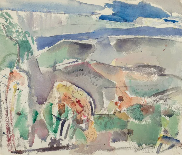 Landscape Forms, Delaware County, Pennsylvania, no. 2 av John Marin