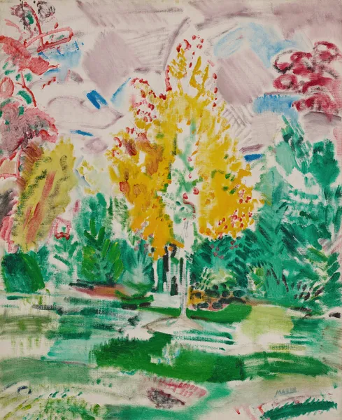 The Little Maple Tree, Castorland, New York av John Marin