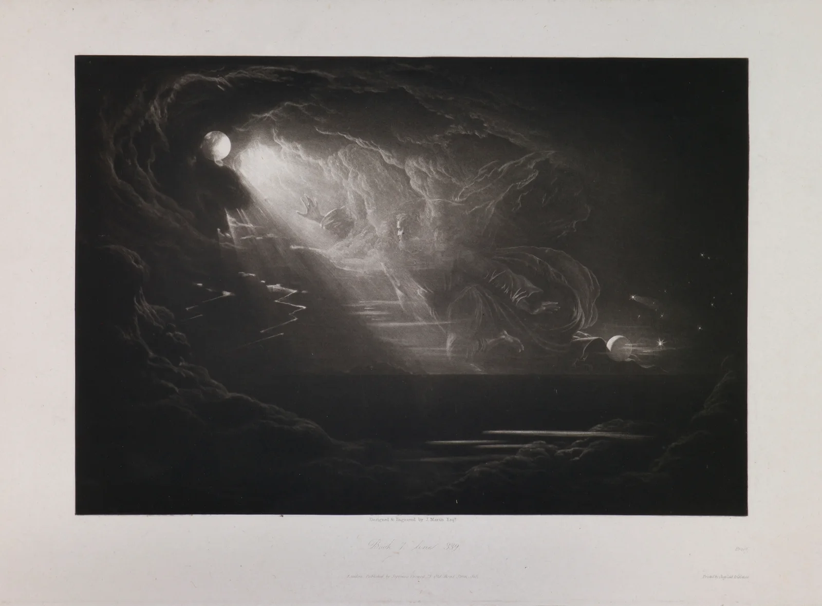 Creation of Light (Book 7, Line 339) av John Martin