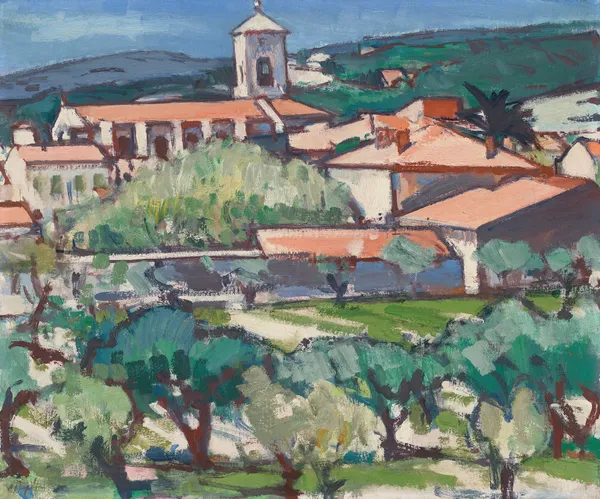 Church at Cassis av Samuel John Peploe