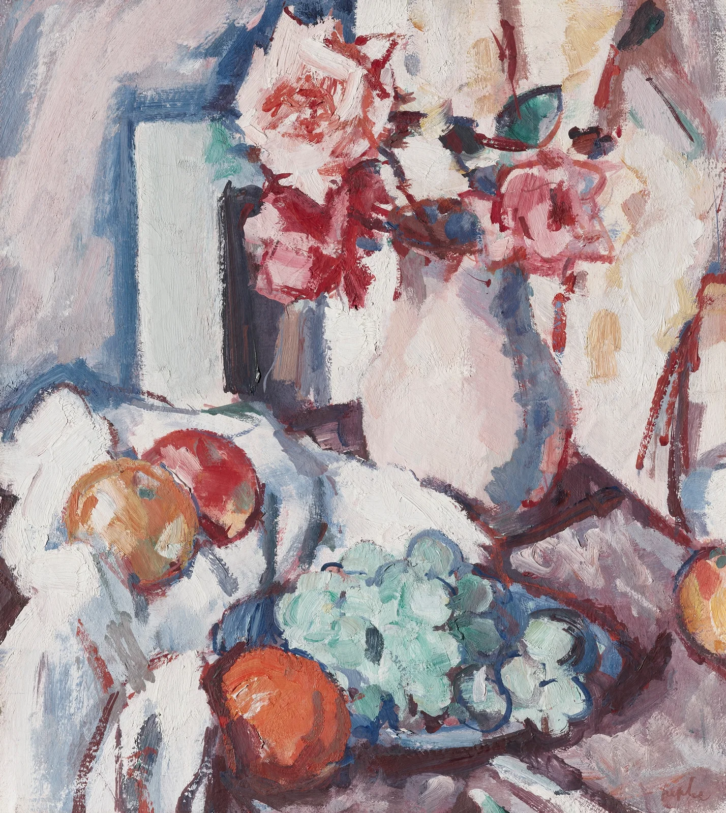 Roses and Fruit av Samuel John Peploe