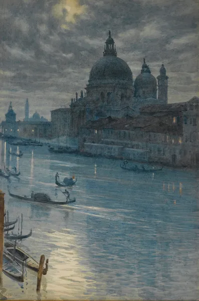 A Moonlight Scene, Venice av Edward John Poynter