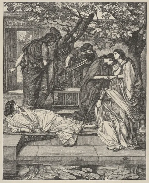 By the Rivers of Babylon av Edward John Poynter