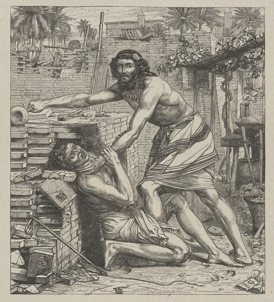 Moses Slaying the Egyptian av Edward John Poynter