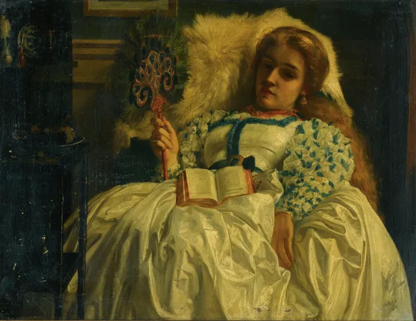 The Peacock Fan av Edward John Poynter