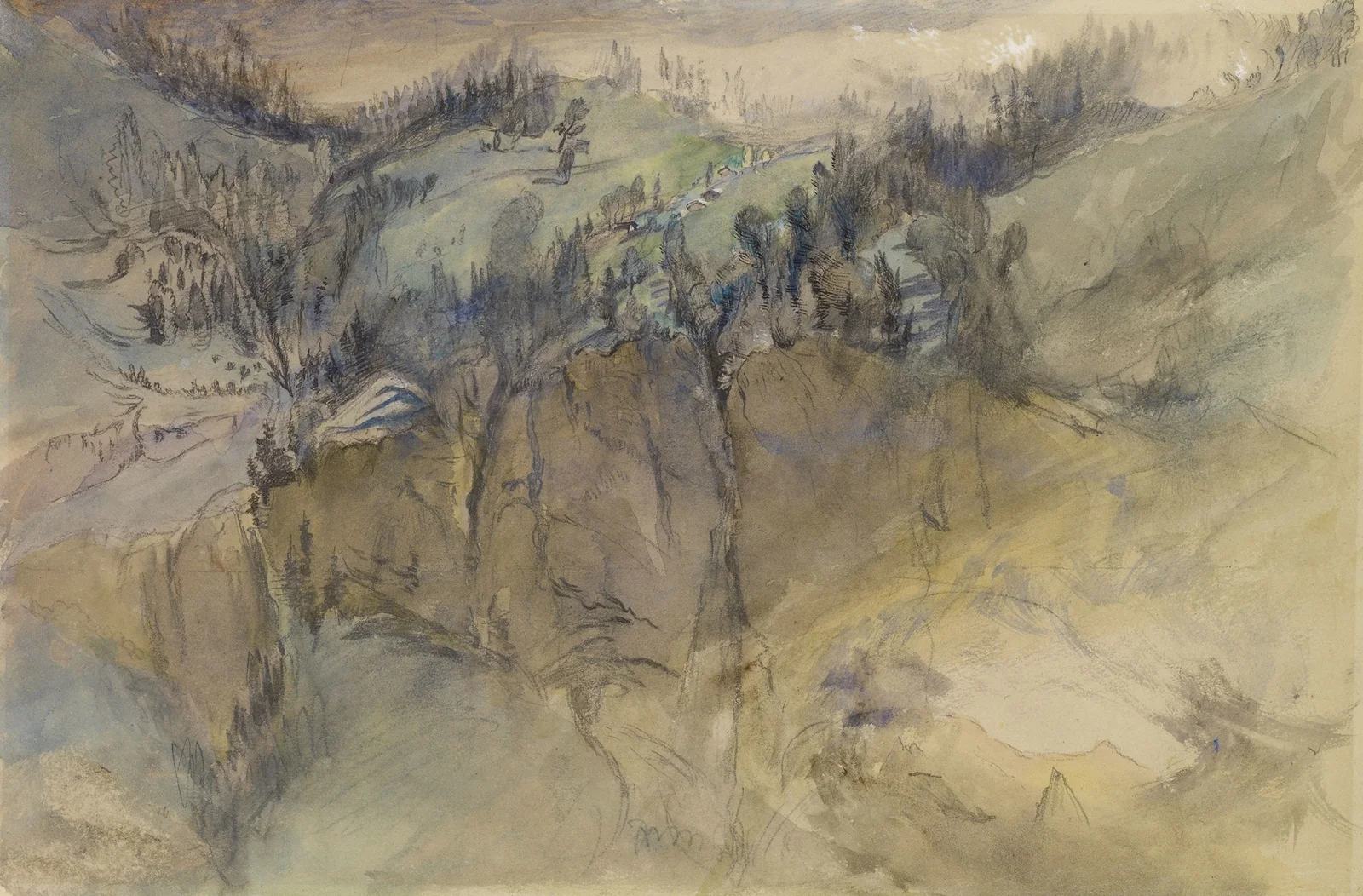 Alpine Scene av John Ruskin