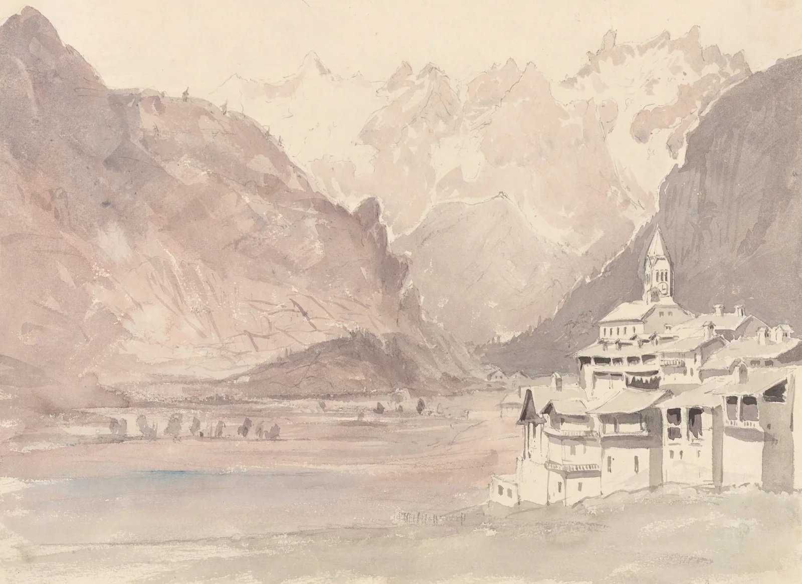 Swiss Mountain Landscape av John Ruskin