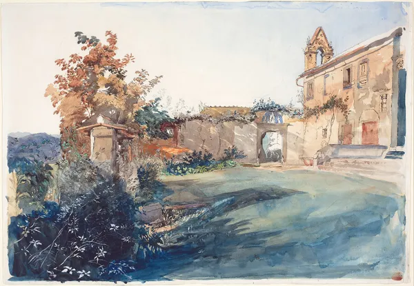 The Garden of San Miniato near Florence av John Ruskin