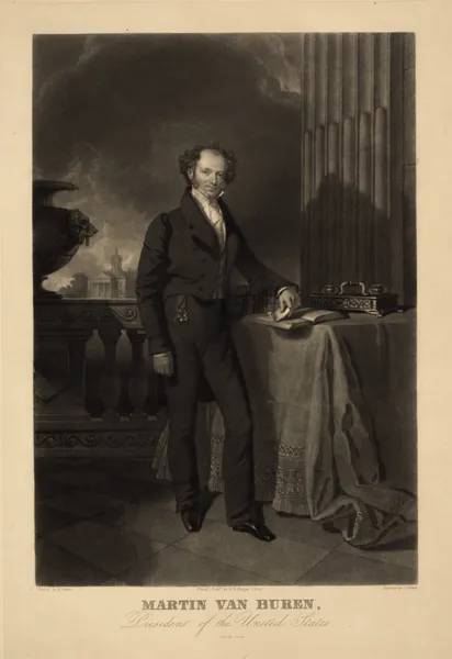 Martin Van Buren, president of the United States av John Sartain