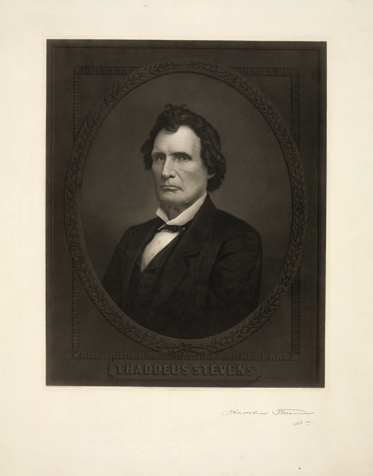 Thaddeus Stevens (19th century) av John Sartain