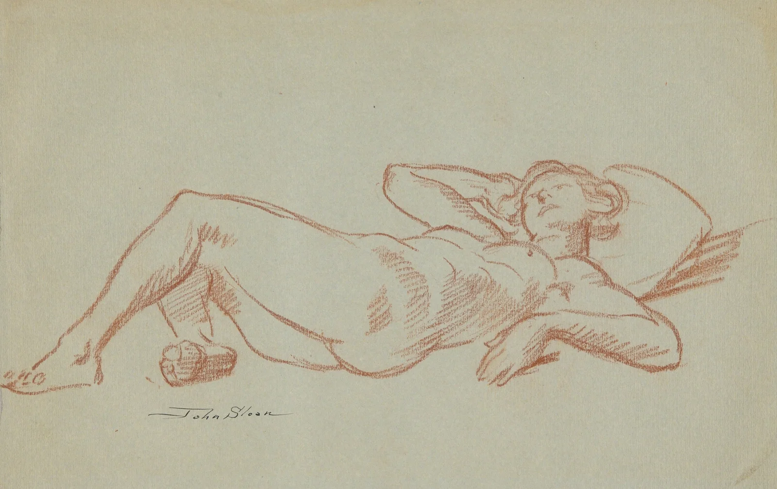 Model Resting av John Sloan