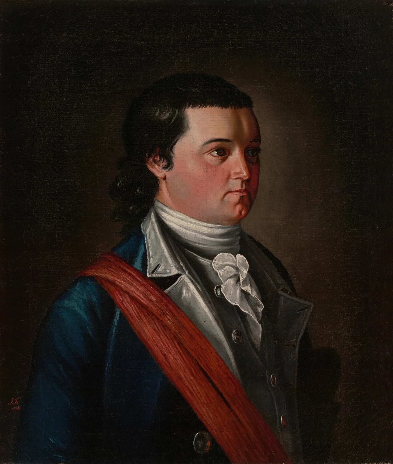Major Roger Alden av John Trumbull
