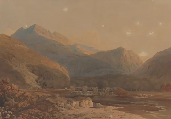 Welsh mountains av John Varley