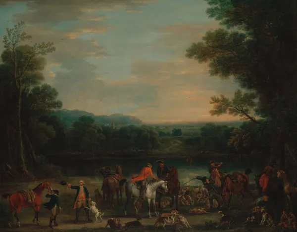 The Death of the Hare av John Wootton
