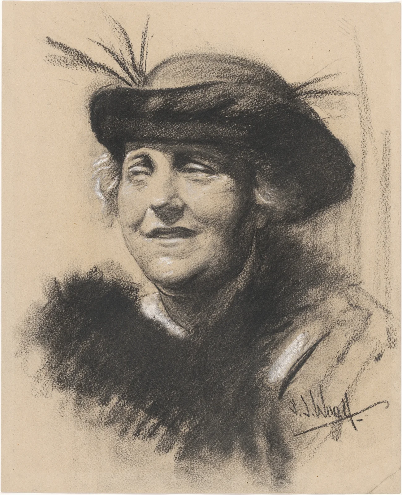Elsa Loewenthal Einstein av Samuel Johnson Woolf