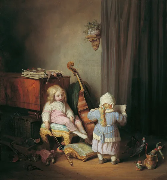 Die kleinen Virtuosen av Josef Danhauser