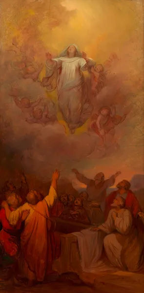 Mariae Himmelfahrt (Entwurf für das Altarbild in Esztergom (Gran)) av Josef Danhauser