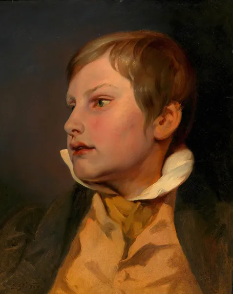 Porträt eines Knaben (Carl Danhauser) av Josef Danhauser