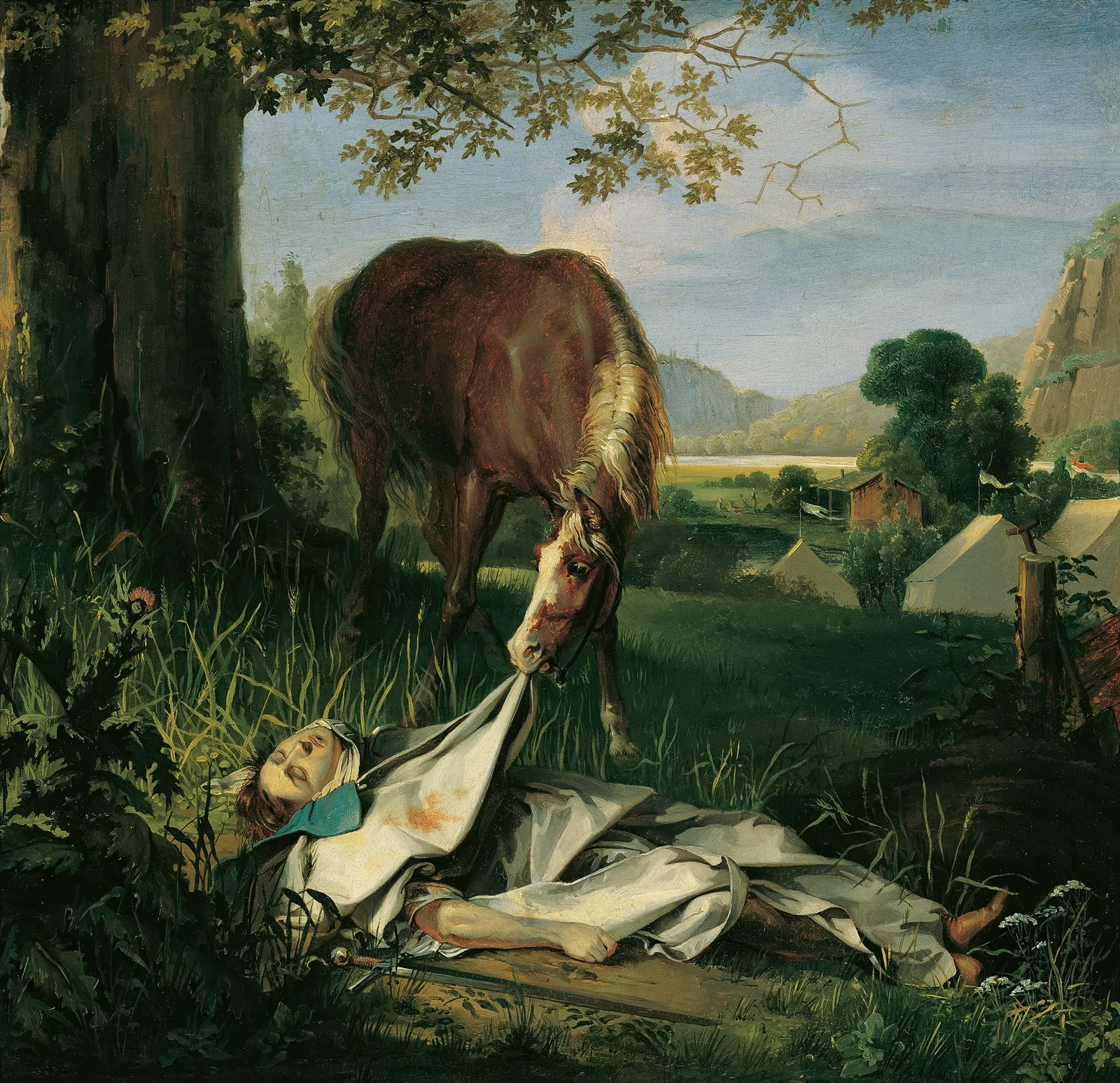 Wallsteins Grab av Josef Danhauser