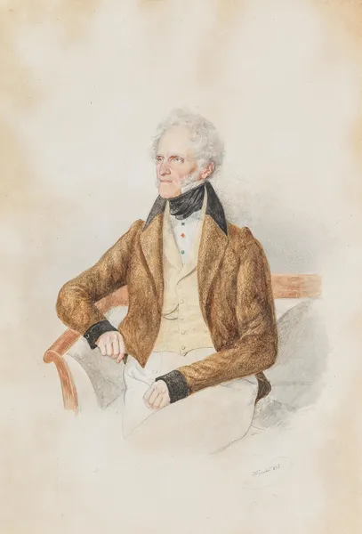 Bildnis Graf Dietrichstein av Josef Kriehuber